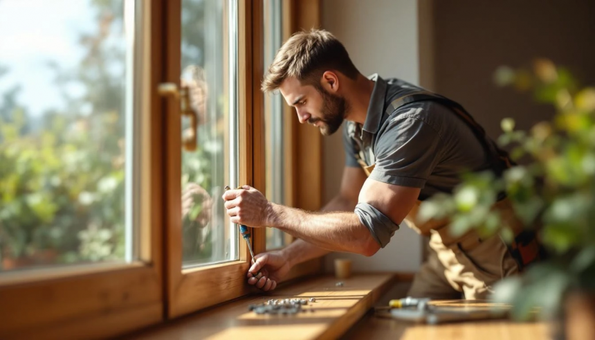 Comment régler les paumelles d’une fenêtre oscillo-battante qui frotte ?