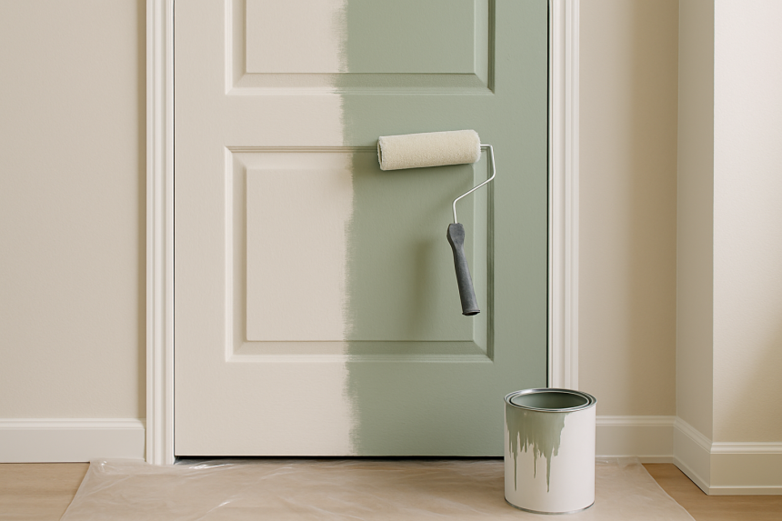 Comment peindre une porte intérieure facilement et durablement