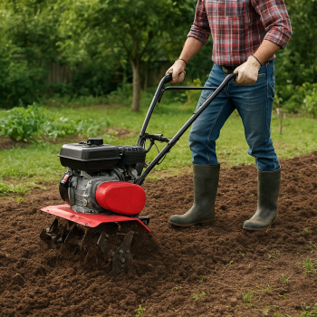 Comment retourner la terre avec un motoculteur