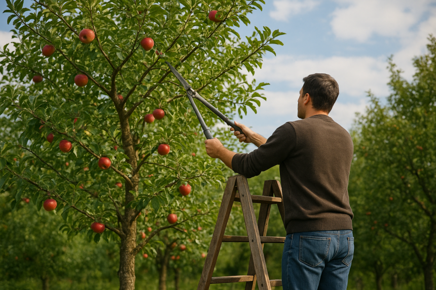 Comment tailler un pommier trop haut : guide complet
