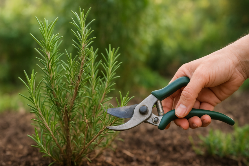 comment tailler du romarin