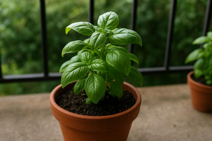 Comment conserver basilic en pot