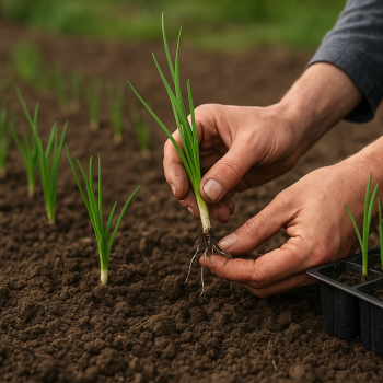 comment repiquer les oignons