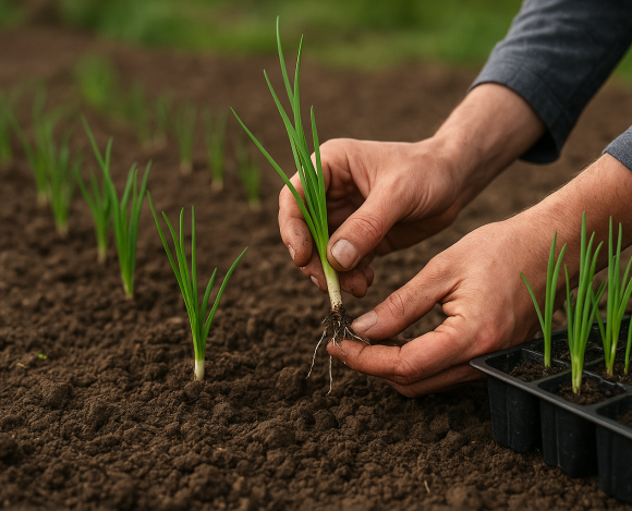 comment repiquer les oignons